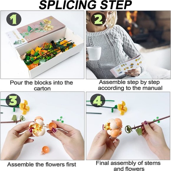 Gardenia, Snapdragon, Hydrangea, Lily, Foxtail Flower Bouquet BuildingBl… - Picture 5 of 7